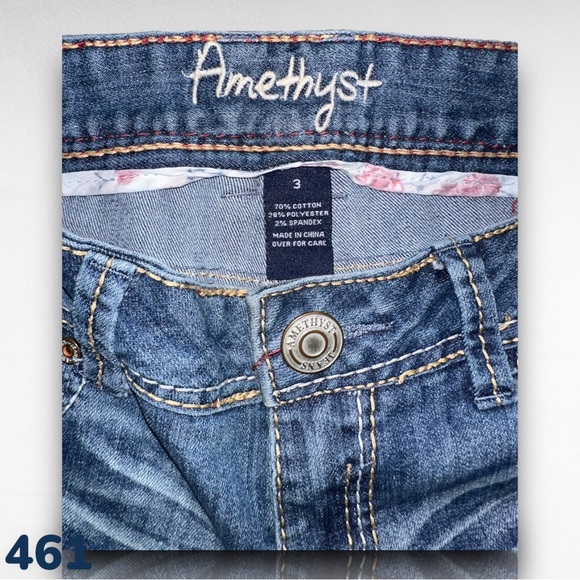 Amethyst low rise bootcut jeans Sz. 3 - Picture 3 of 5